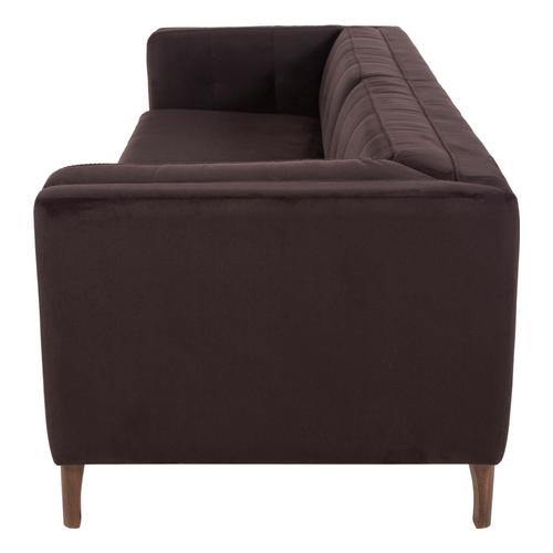  SUNGET KOYU KAHVE ÜÇLÜ KOLTUK