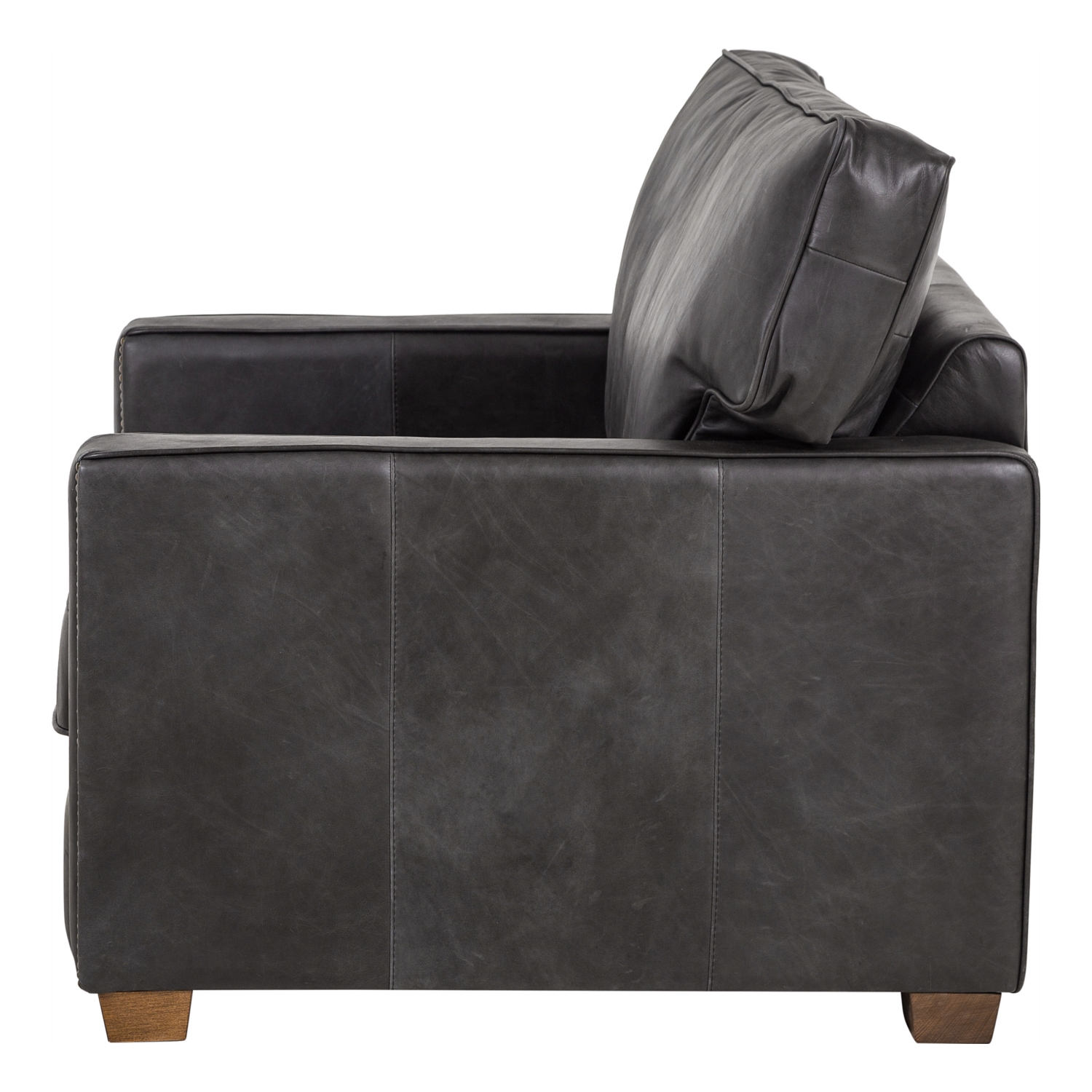 VISCOUNT WILLIAM TEKLİ DERİ KOLTUK NATURAL WASHED EBONY