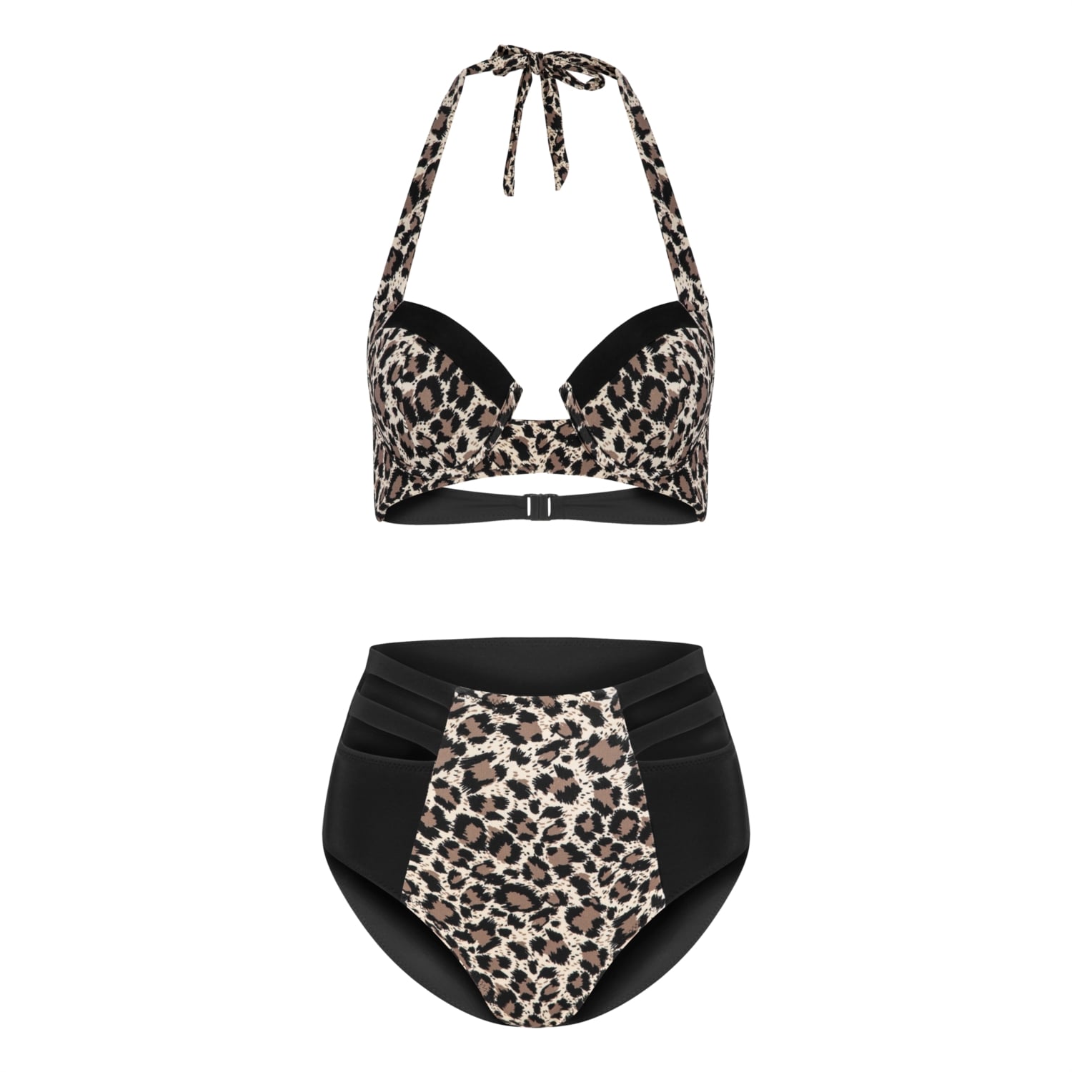 LEOPAR DESENLİ BİKİNİ TAKIMI