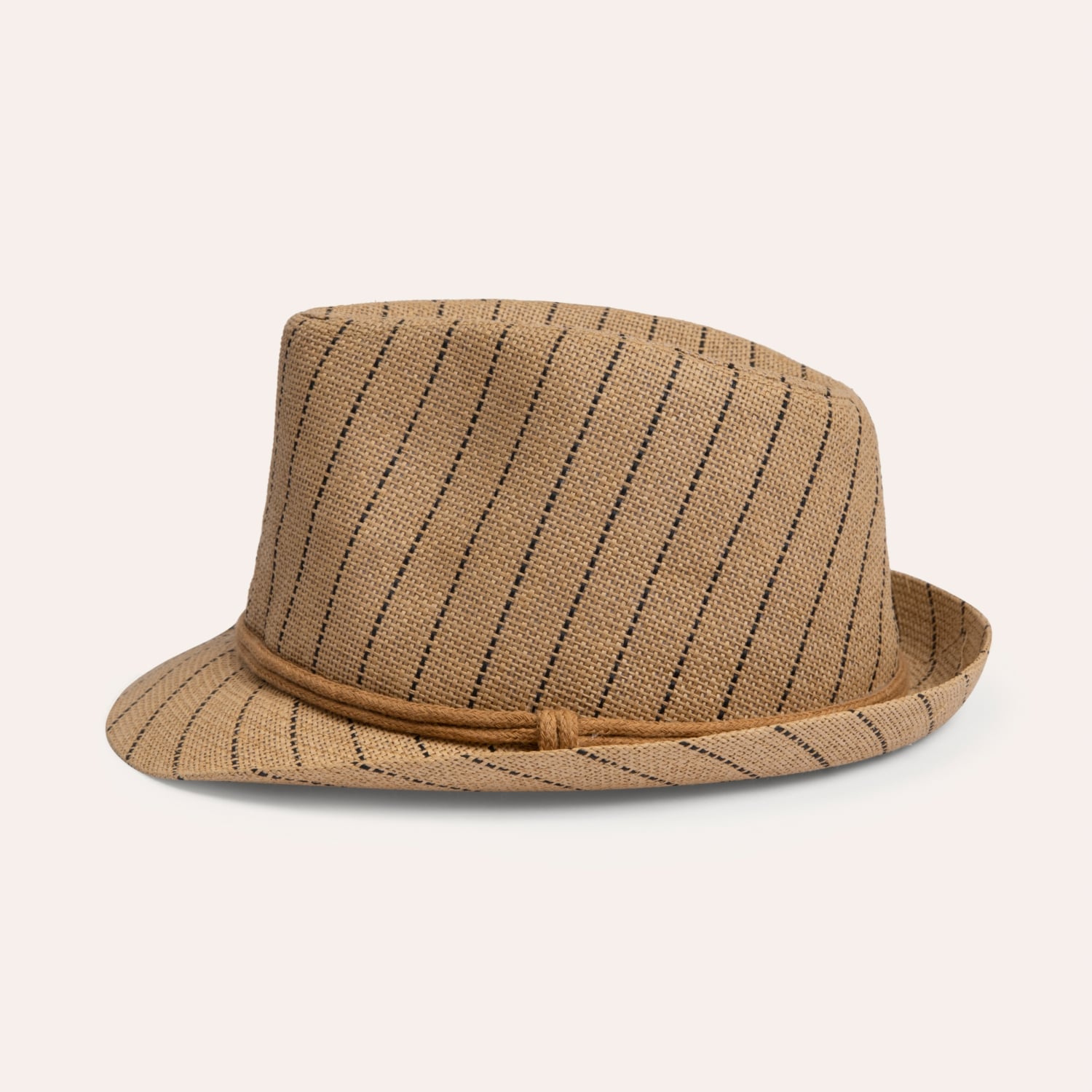 ÇİZGİ DETAYLI DOKUMA ŞAPKA