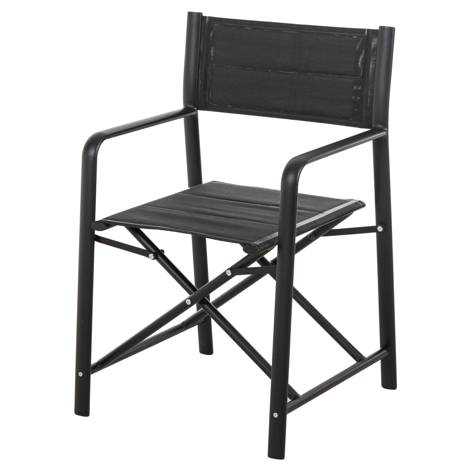 STEVEN REJİSÖR SANDALYESİ SİYAH