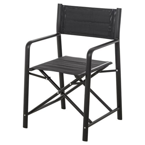  STEVEN REJİSÖR SANDALYESİ SİYAH