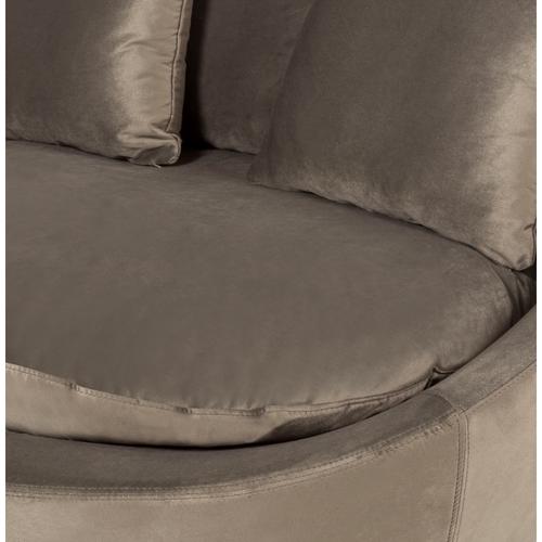  LOVELY YEŞİL KADİFE DÖNER KOLTUK