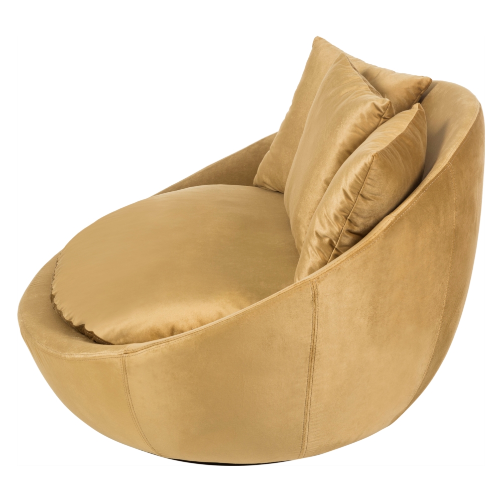 LOVELY HARDAL KADİFE DÖNER KOLTUK