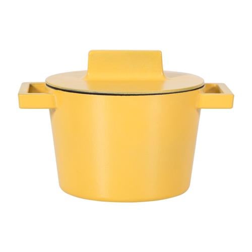  LAVA DİK MODERN TENCERE- SARI 16 CM