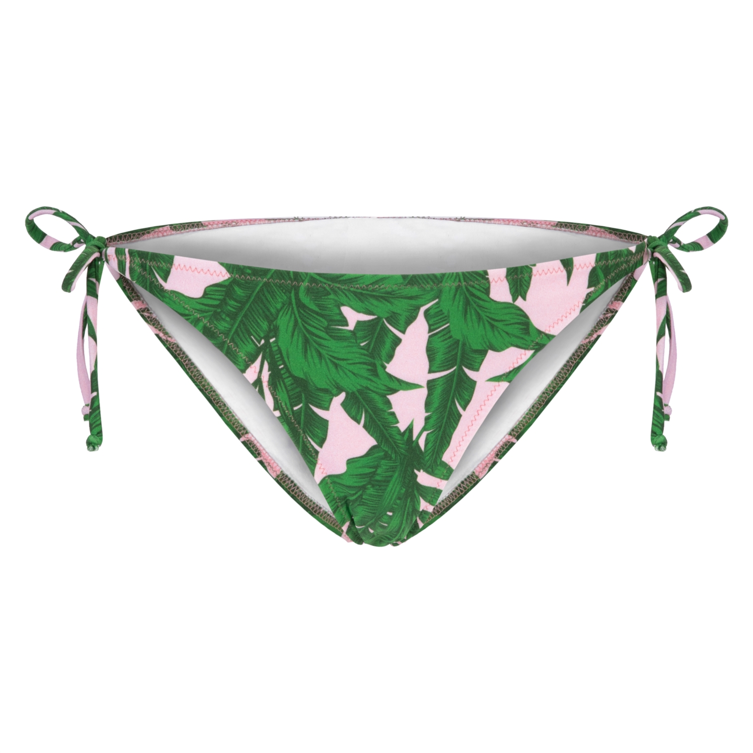 YAPRAK DESENLİ BAĞLAMALI BİKİNİ ALTI