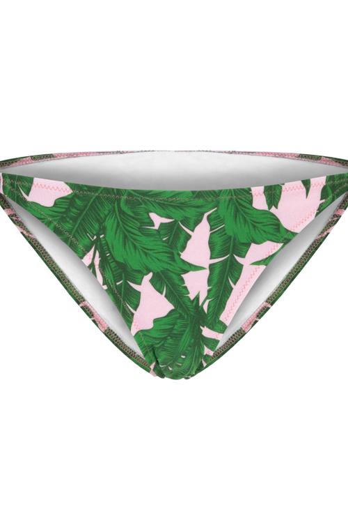  YAPRAK DESENLİ BAĞLAMALI BİKİNİ ALTI