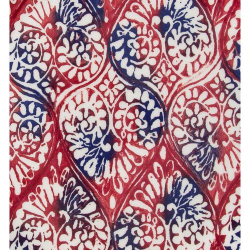  ETNİCO SERVİS TABAĞI 25CM KIRMIZI