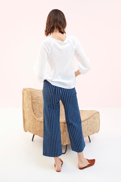  ÇİZGİLİ JEAN PANTOLON