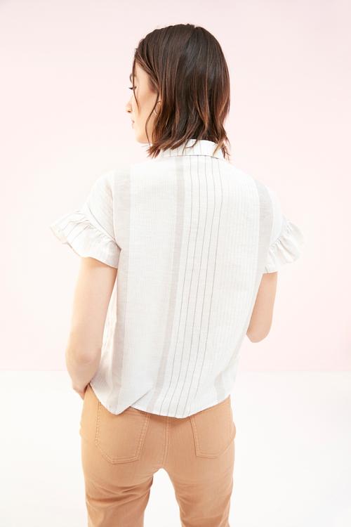  KISA KOLLU REGULAR PAMUKLU GÖMLEK