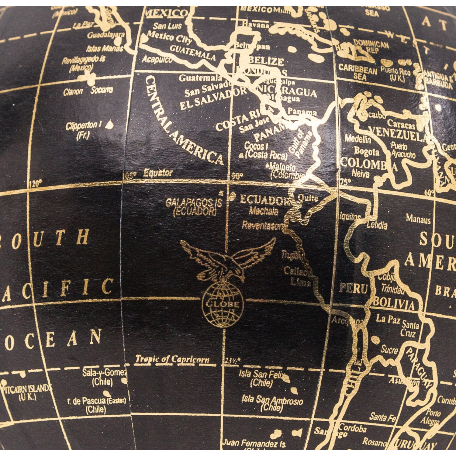 DEKORATİF DÜNYA KÜRE 13CM GOLD