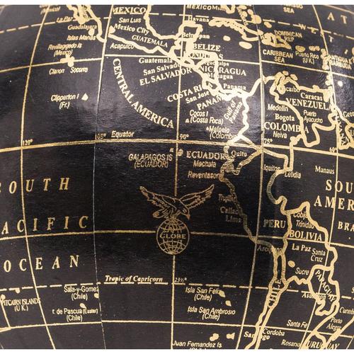  DEKORATİF DÜNYA KÜRE 13CM GOLD