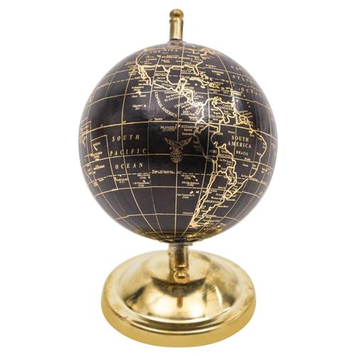  DEKORATİF DÜNYA KÜRE 13CM GOLD