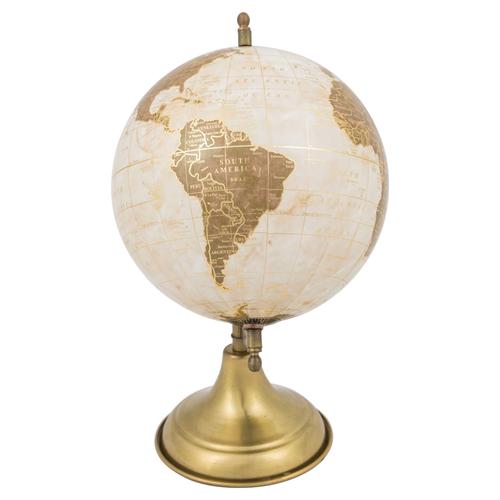  DEKORATİF DÜNYA KÜRE 21CM GOLD