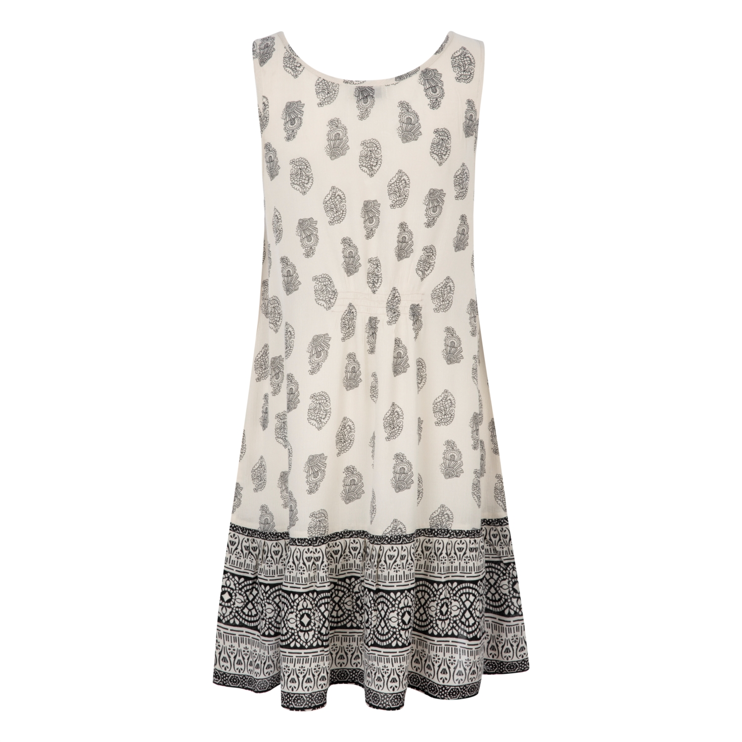 ETNİK DESENLİ A FORM MİNİ ELBİSE