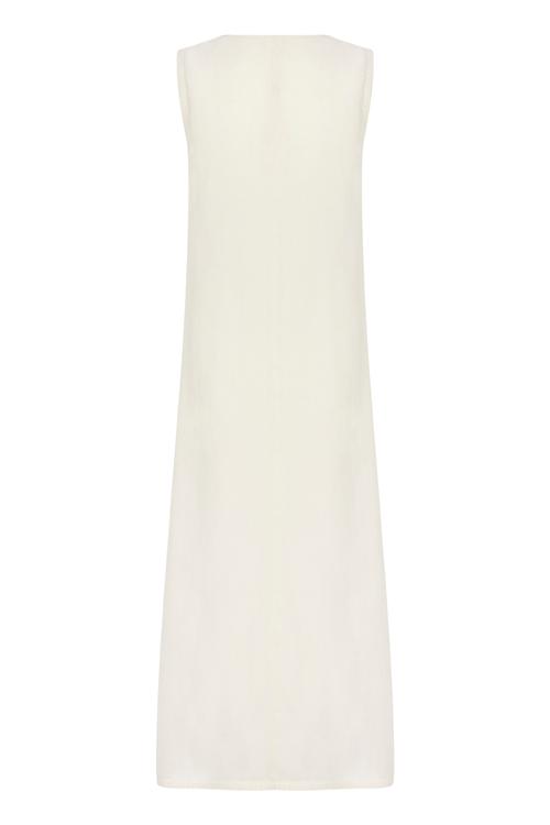  PÜSKÜL DETAYLI MİDİ BOY ELBİSE