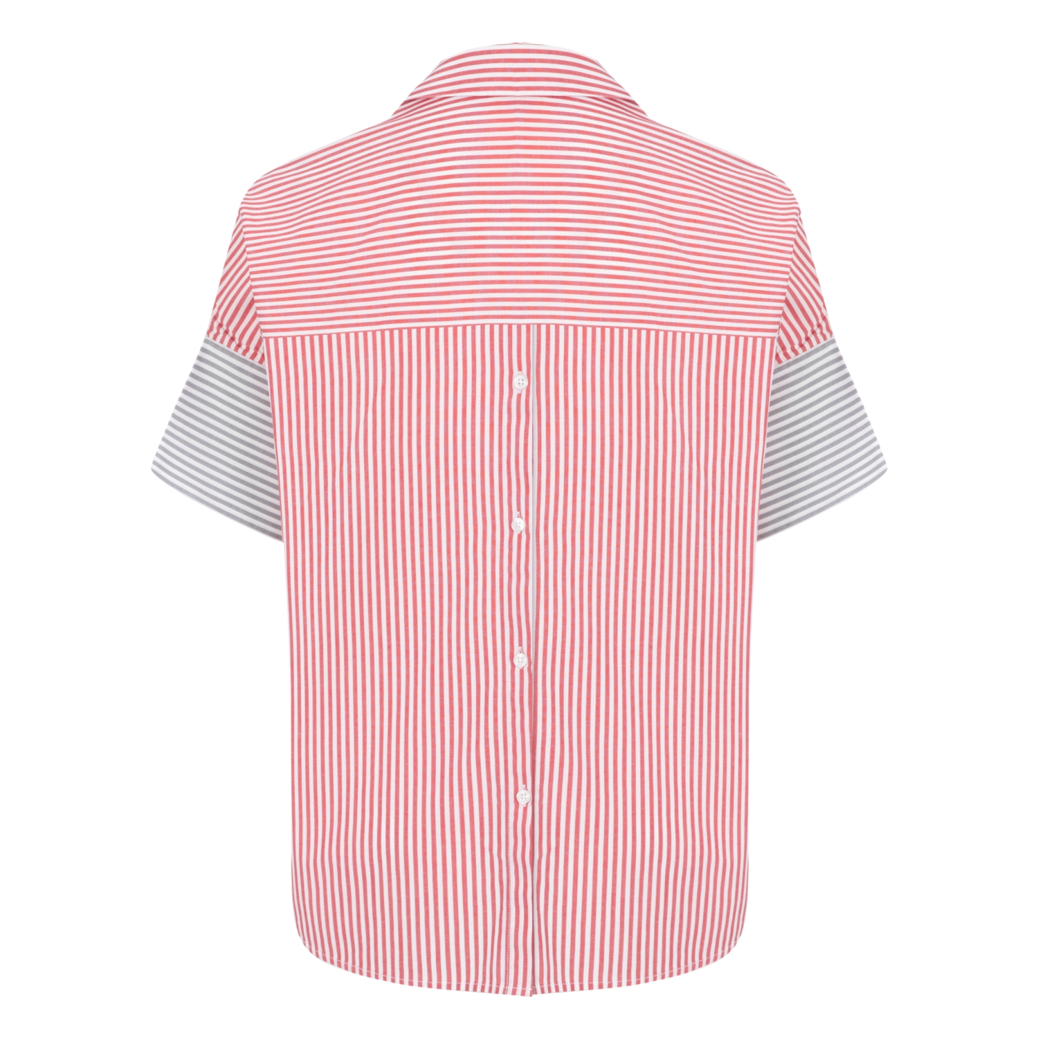 ÇİZGİ DETAYLI CASUAL PAMUKLU BLUZ