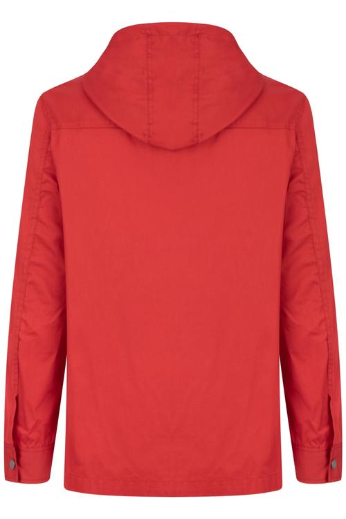  İP DETAYLI KAPÜŞONLU İNCE PAMUKLU YAĞMURLUK