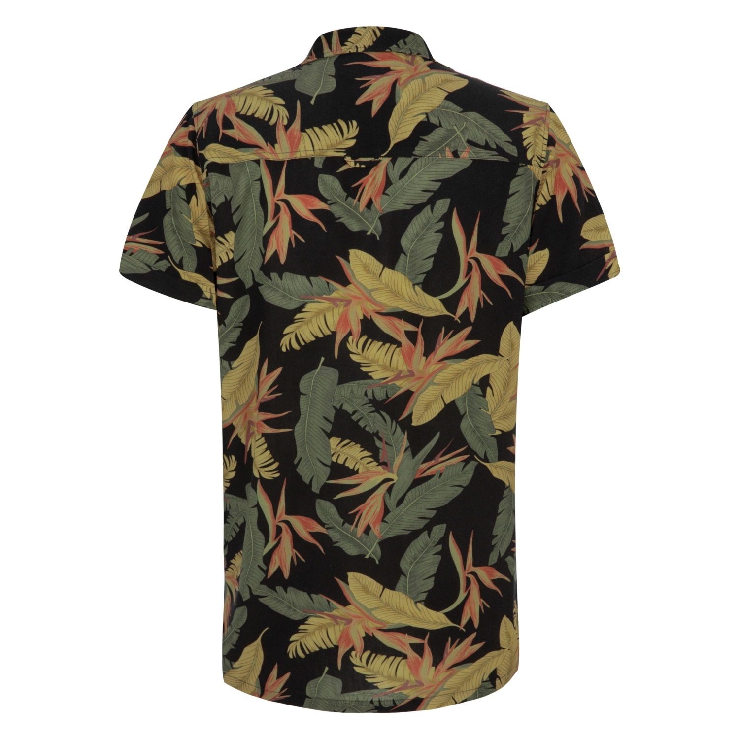 YAPRAK DESENLİ VİSKOZ REGULAR GÖMLEK