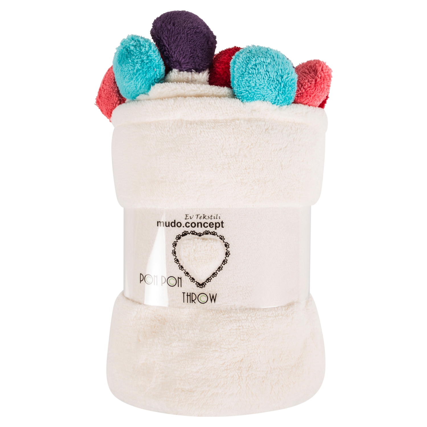 PONPONY RENKLİ BATTANİYE TEK KİŞİLİK130X160 CM