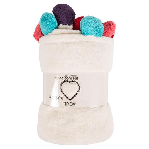  PONPONY RENKLİ BATTANİYE TEK KİŞİLİK130X160 CM