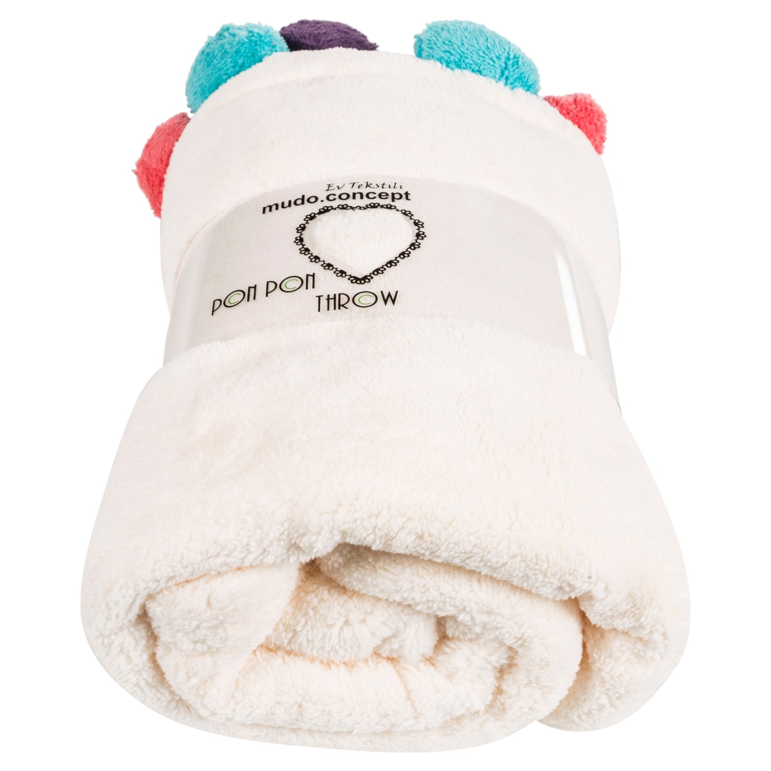 PONPONY RENKLİ BATTANİYE TEK KİŞİLİK130X160 CM