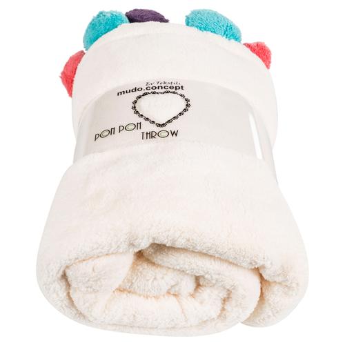  PONPONY RENKLİ BATTANİYE TEK KİŞİLİK130X160 CM