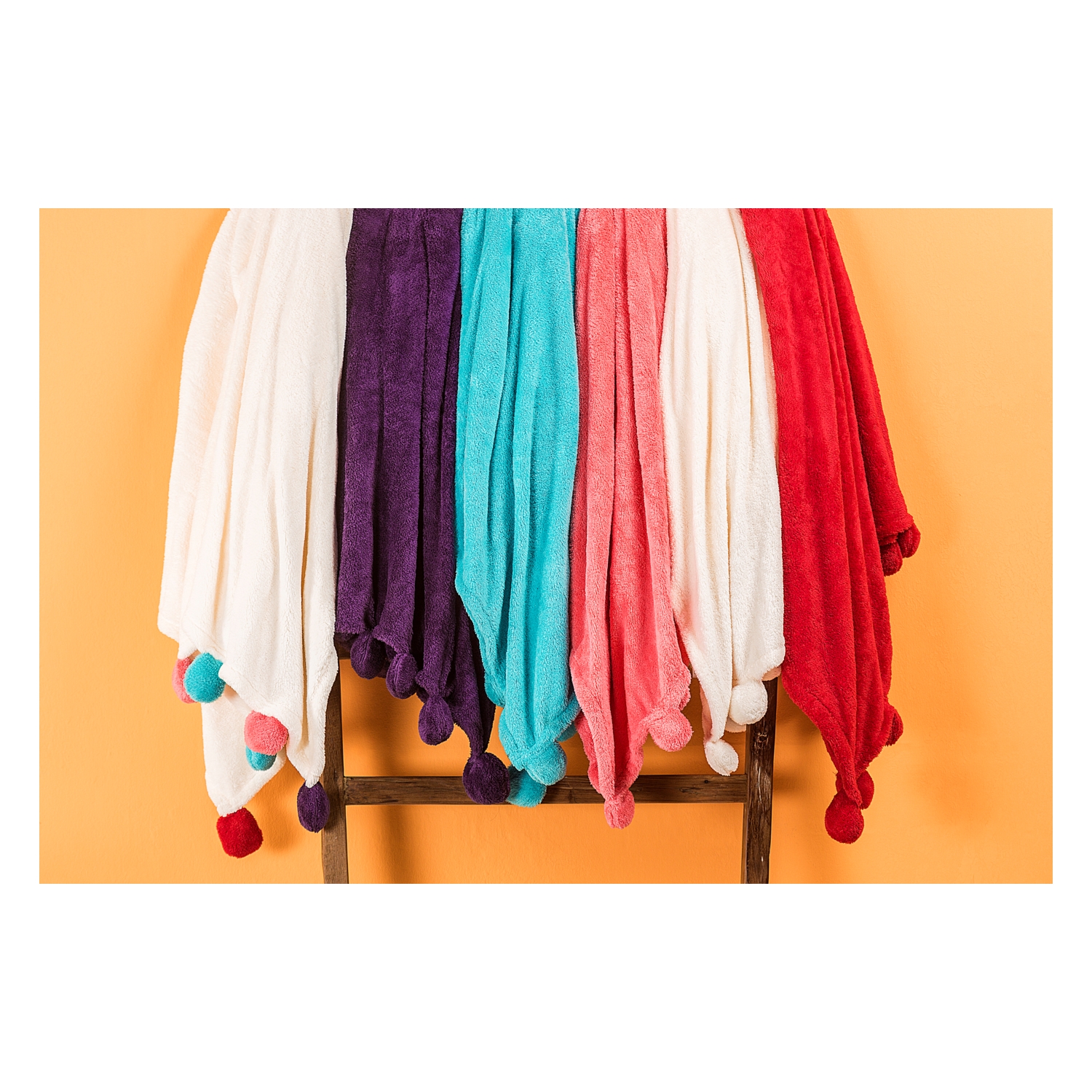 PONPONY RENKLİ BATTANİYE TEK KİŞİLİK130X160 CM