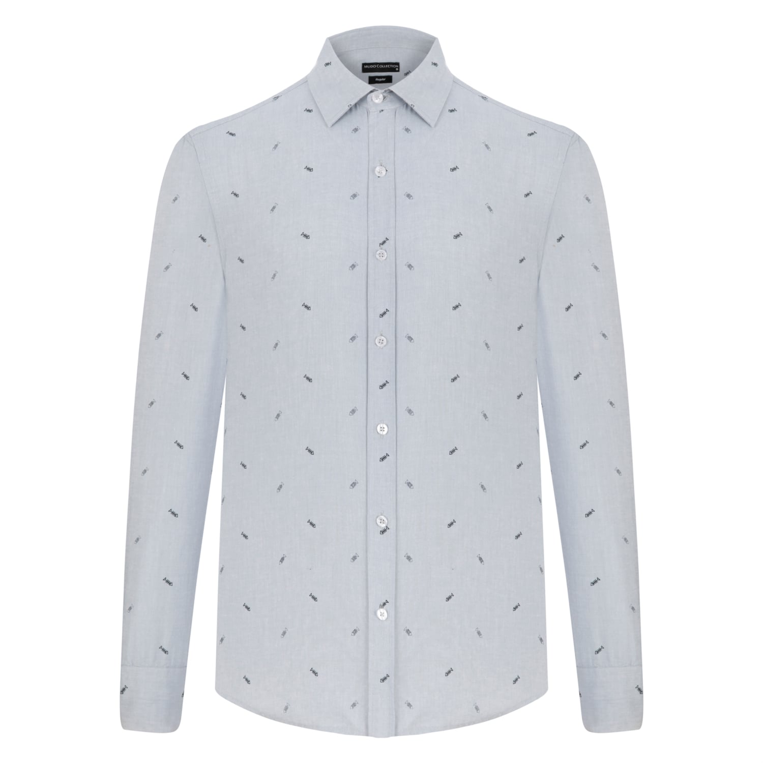 MARİN TEMALI REGULAR GÖMLEK