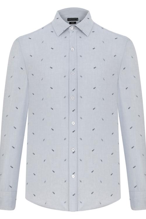  MARİN TEMALI REGULAR GÖMLEK