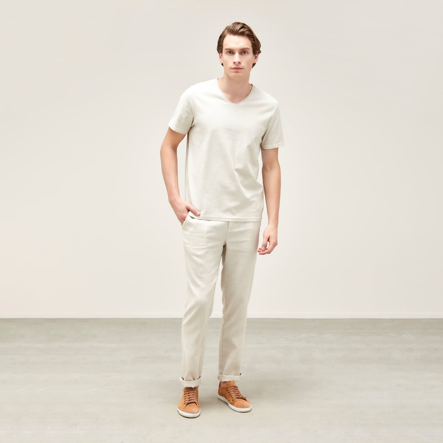 STRAIGHT PAMUK KETEN PANTOLON