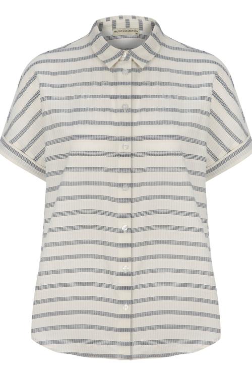  ÇİZGİ DETAYLI REGULAR CASUAL PAMUKLU GÖMLEK