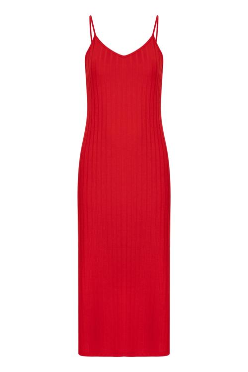  ASKILI MAXİ BOY ELBİSE