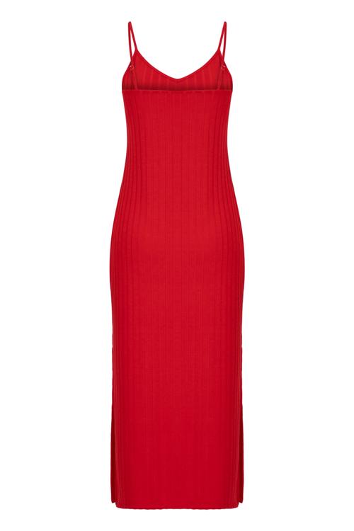  ASKILI MAXİ BOY ELBİSE