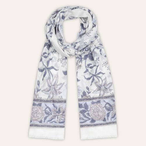  ÇİÇEK DESENLİ PAMUKLU ŞAL