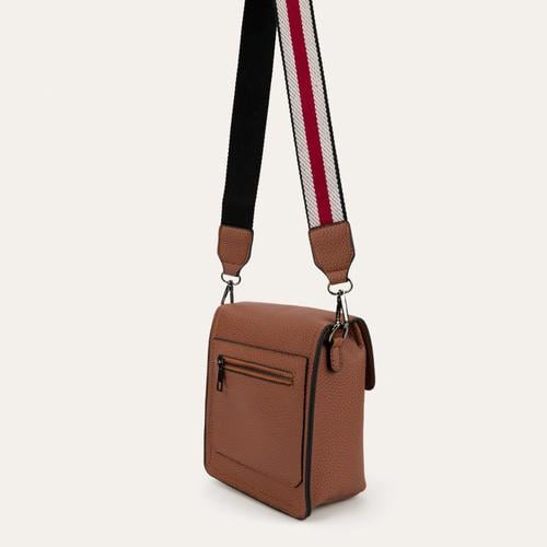  ÇİZGİLİ ASKI DETAYLI ÇAPRAZ ASKILI OMUZ ÇANTASI