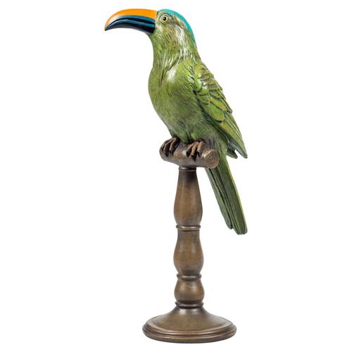  KUŞ BİBLO YEŞİL 42 CM