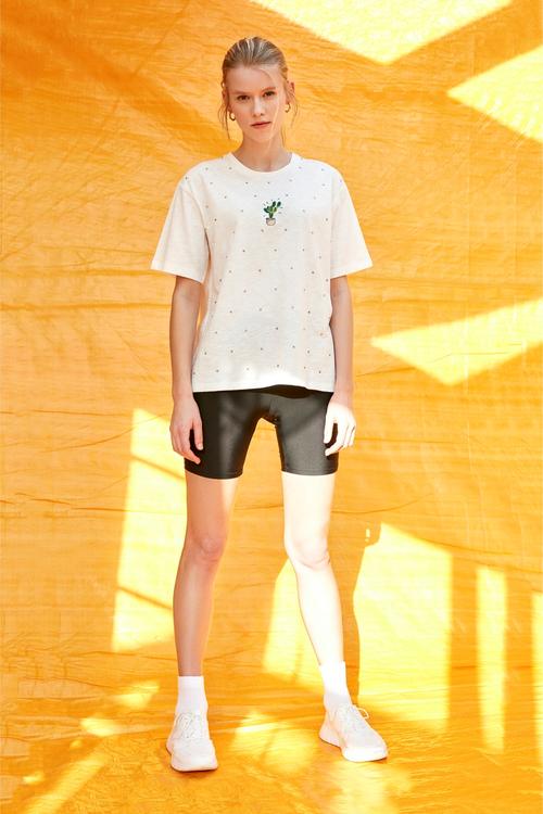  BİSİKLETÇİ TARZ BERMUDA TAYT