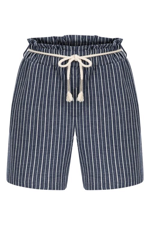  BELİ LASTİKLİ ÇİZGİLİ ŞORT