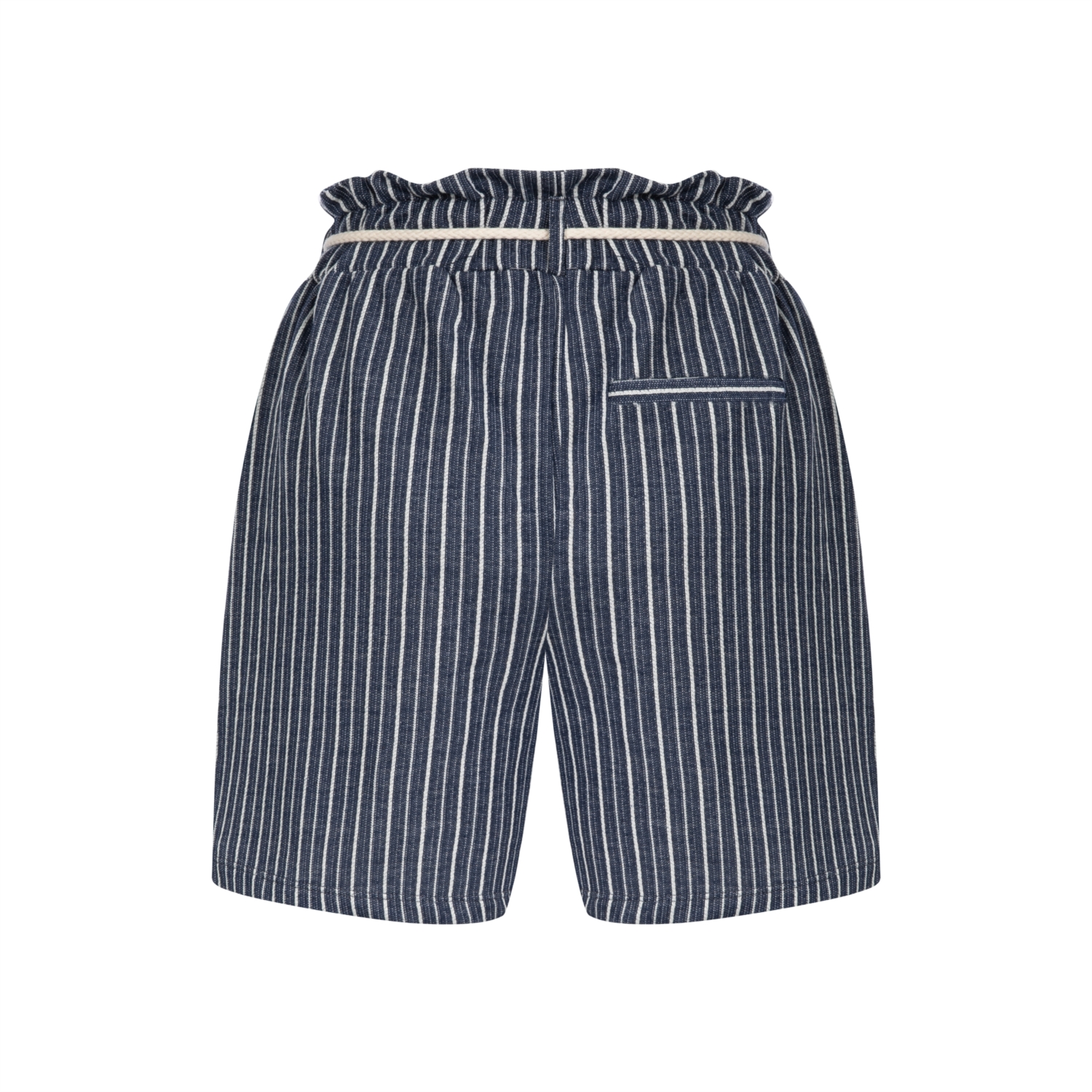 BELİ LASTİKLİ ÇİZGİLİ ŞORT