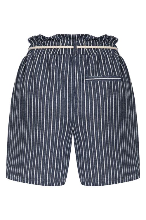  BELİ LASTİKLİ ÇİZGİLİ ŞORT