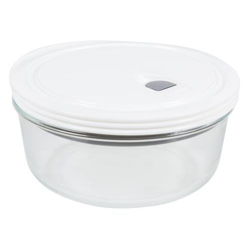  YUVARLAK VAKUM KAPAKLI CAM SAKLAMA KABI 880 ML