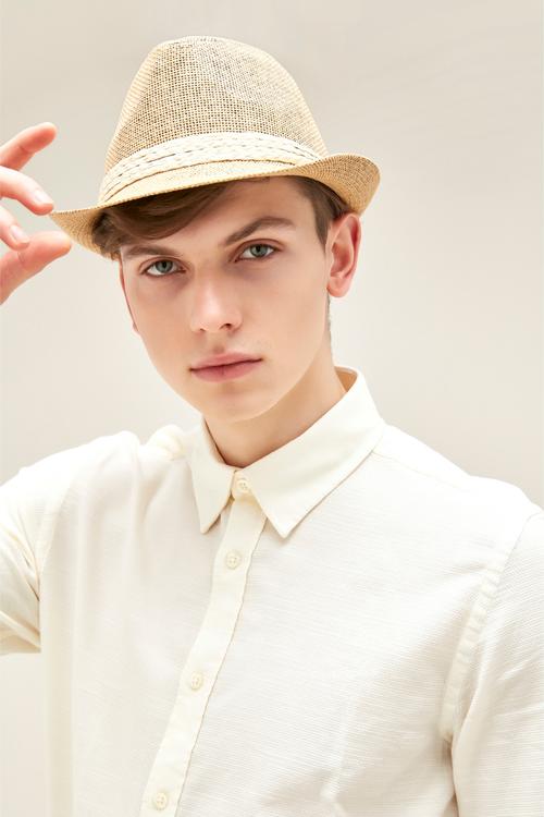  SLIM PAMUKLU DOKUMA GÖMLEK