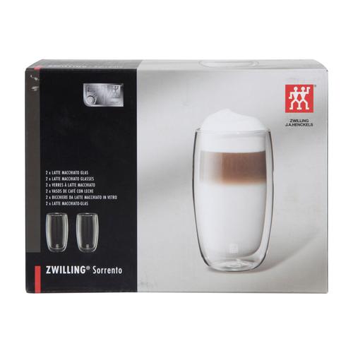  ZWILLING ÇİFT CAMLI 2'Lİ LATTE MACCHİATO BARDAK SETİ-  350 ML