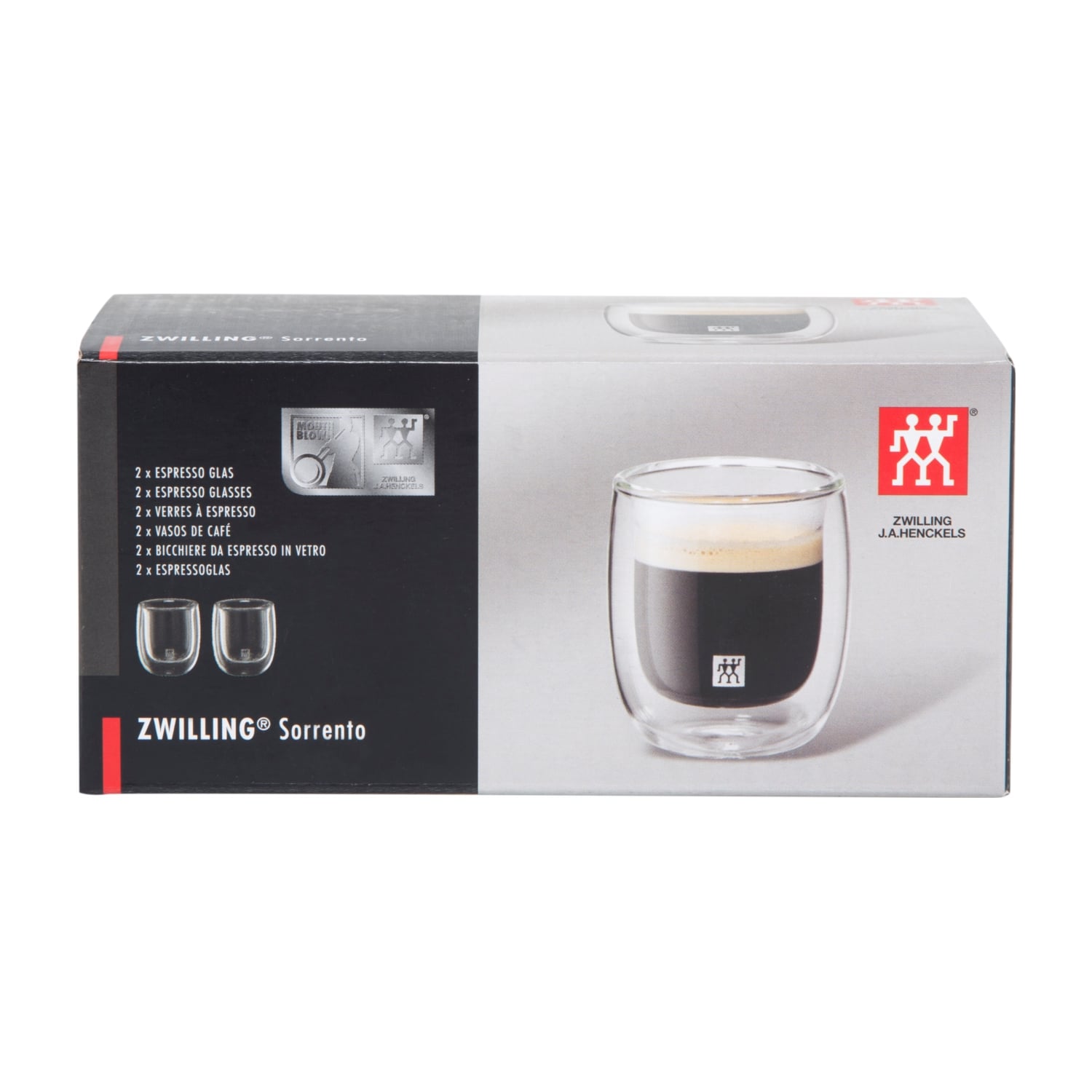 ZWILLING ÇİFT CAMLI 2'Lİ ESPRESSO BARDAK SETİ - 80 ML