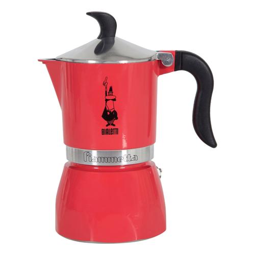  BIALETTI FIAMMETTA MOKA POT 180 ML KIRMIZI