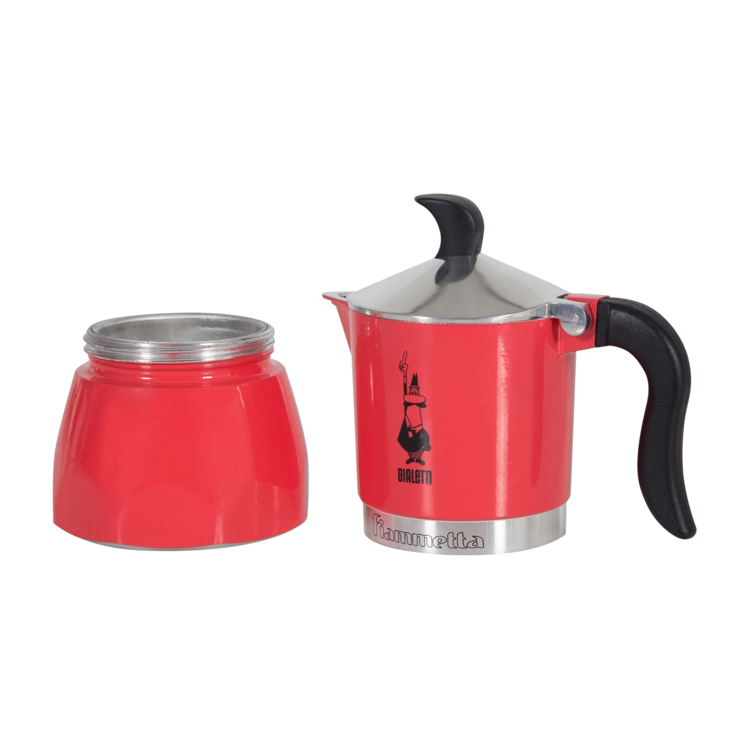 BIALETTI FIAMMETTA MOKA POT 180 ML KIRMIZI