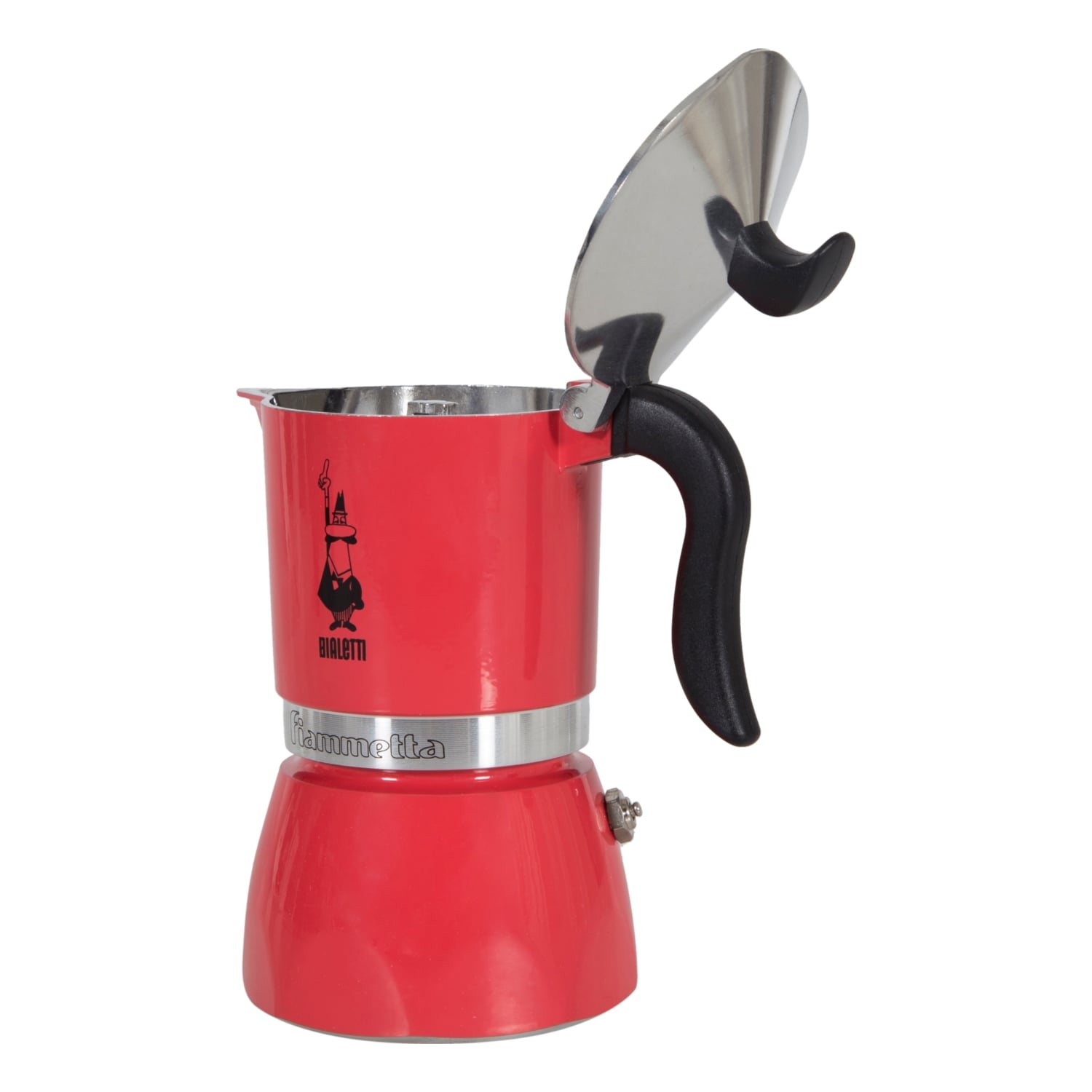 BIALETTI FIAMMETTA MOKA POT 180 ML KIRMIZI