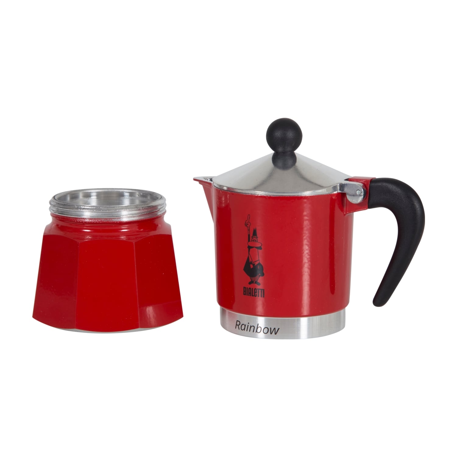 BIALETTI RAINBOW MOKA POT 180 ML - KOYU KIRMIZI