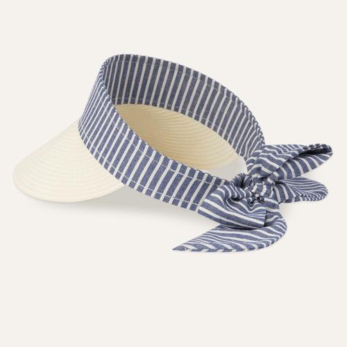  ŞAL DESENLİ YARIM HASIR ŞAPKA